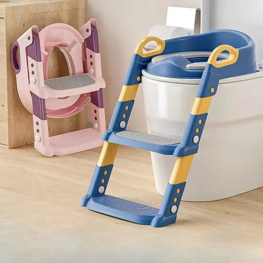 Multi-functional Foldable Baby Toilet Training Ladder