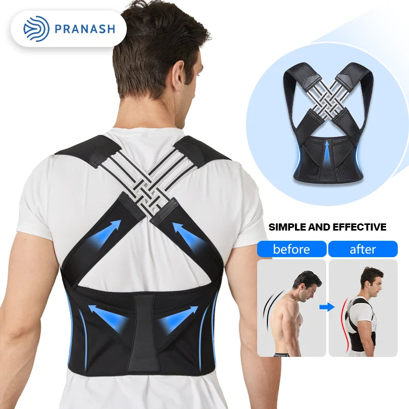 Adjustable Pain Relieve Back Posture Corrector Belt