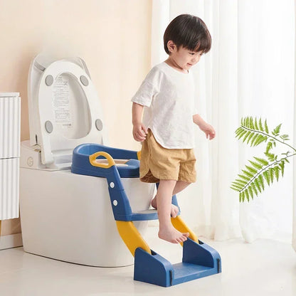 Multi-functional Foldable Baby Toilet Training Ladder