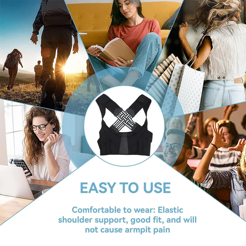 Adjustable Pain Relieve Back Posture Corrector Belt