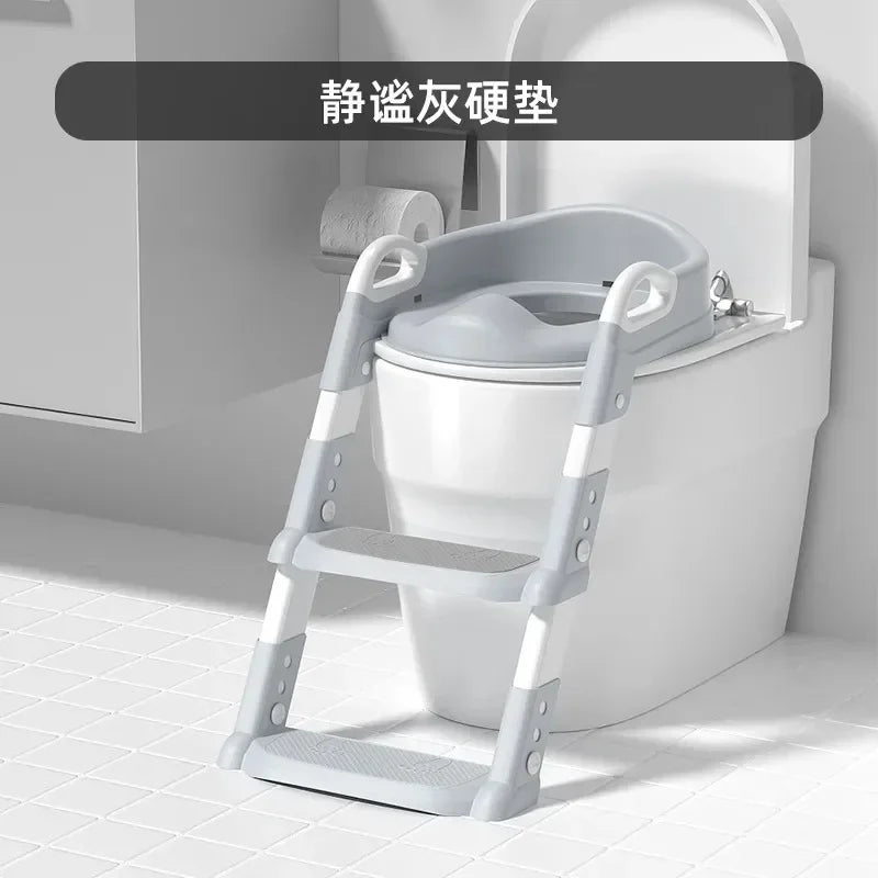 Multi-functional Foldable Baby Toilet Training Ladder