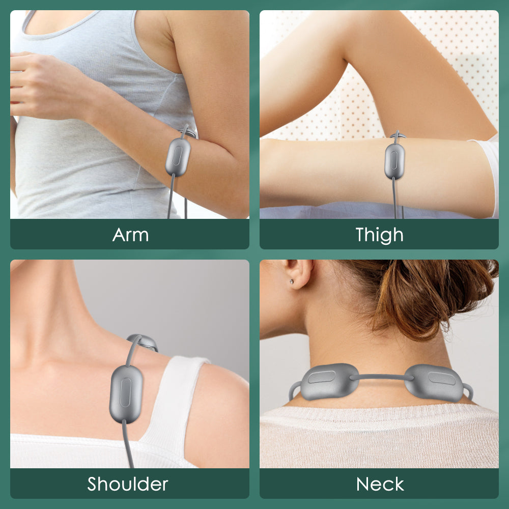 Mini Physiotherapy Heating Portable Pendant Neck Massager.