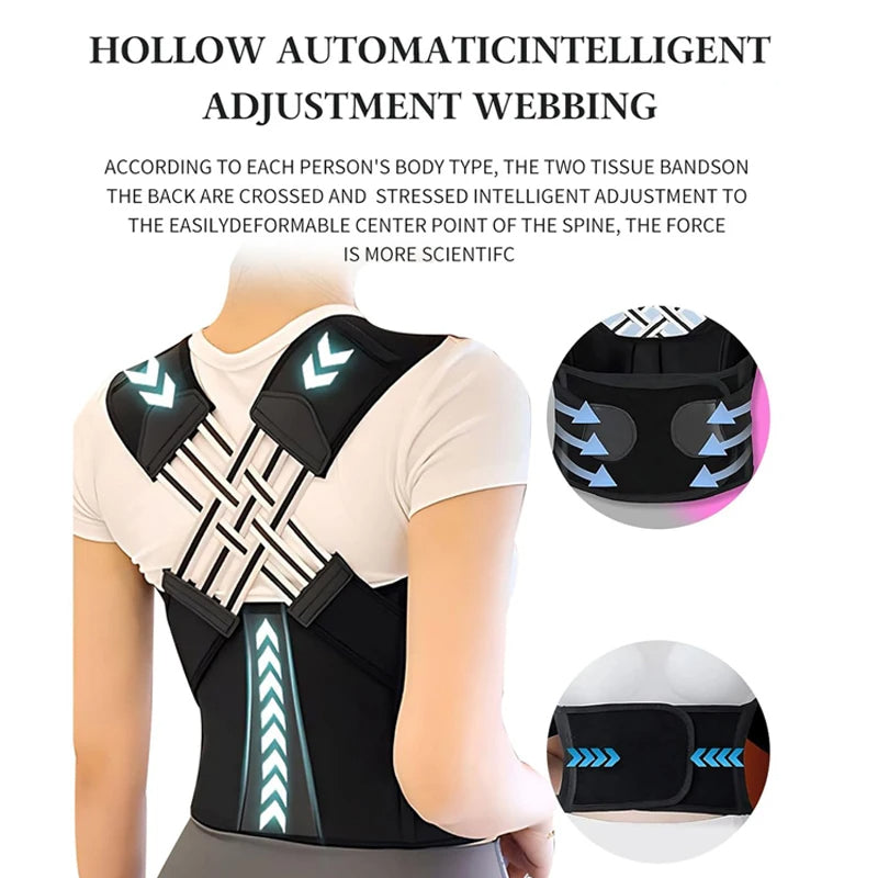 Adjustable Pain Relieve Back Posture Corrector Belt