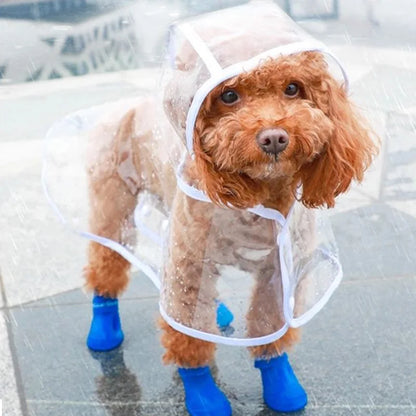 Solid Pet Rain Coat