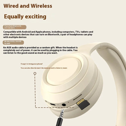 Bluetooth Earphone Noise Cancelling Wired Headset