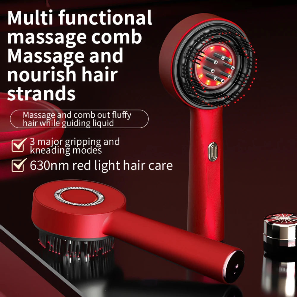 Scalp Applicator Head Red Light Therapy Hair Massage Comb Brush