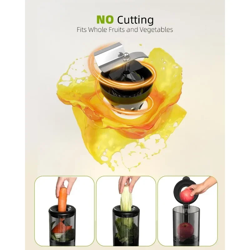 Bottle-Masticating Juicer Machines for Fruits and Veggies