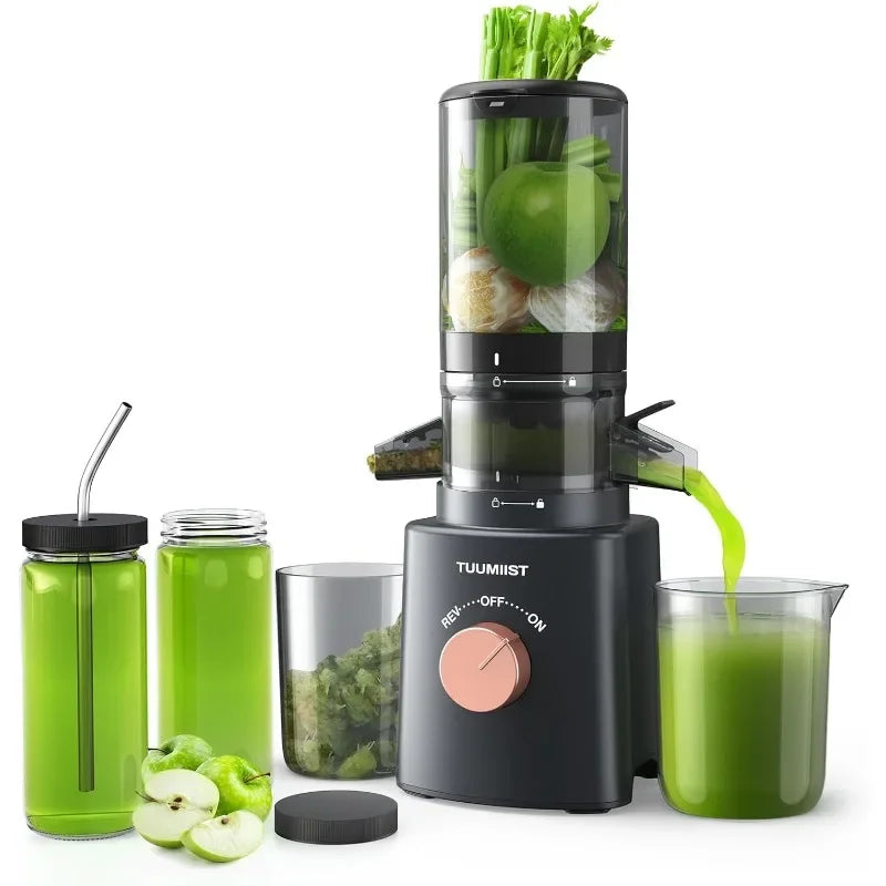 Bottle-Masticating Juicer Machines for Fruits and Veggies