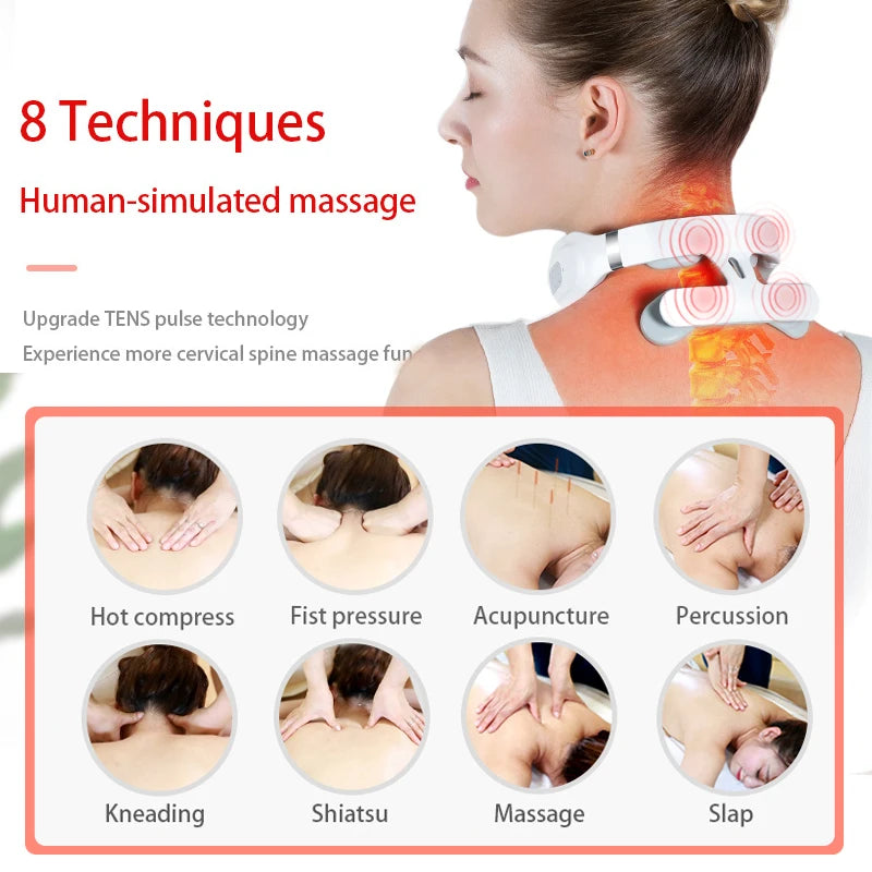 Heating Portable Electric Neck Massager