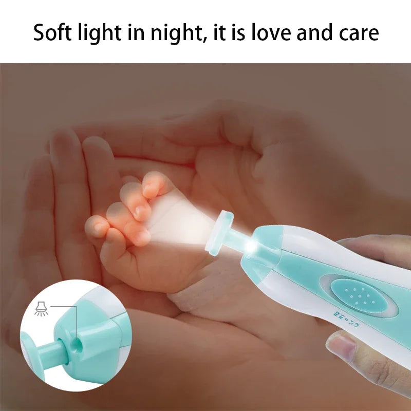 Baby Electric Nail Trimmer & Polisher Tool