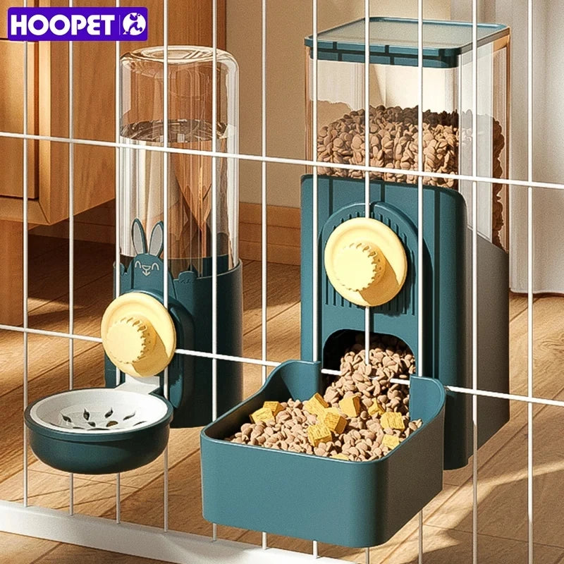 Automatic Pet Bowls Cage Hanging Feeder