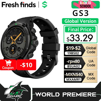 Global Version Display GPS Satellite Positioning Smartwatch