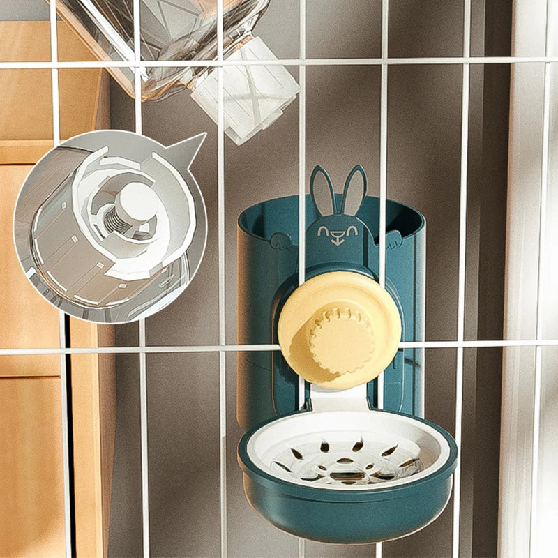 Automatic Pet Bowls Cage Hanging Feeder