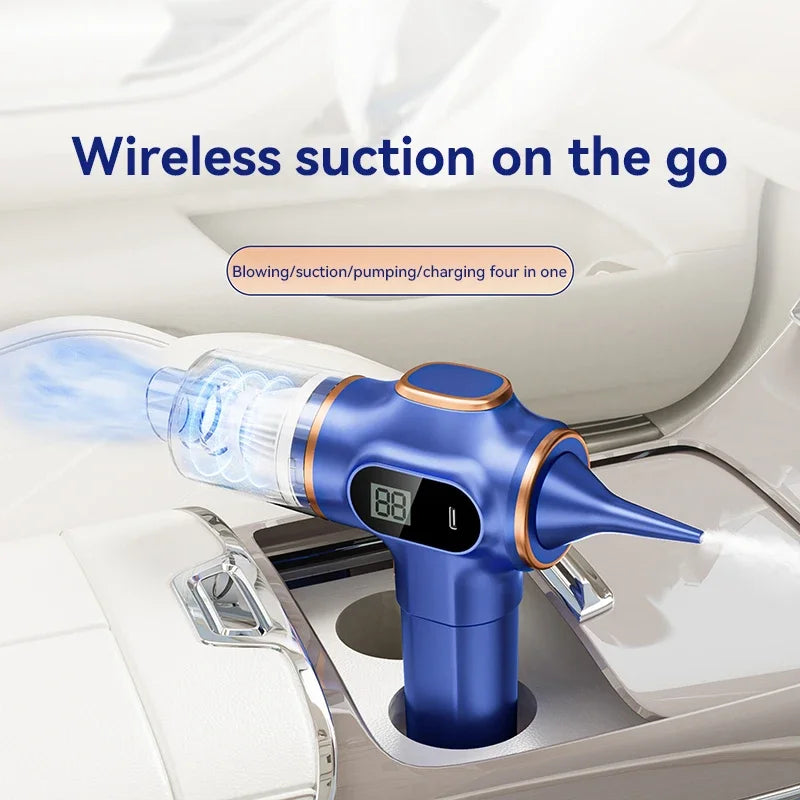 High Power Strong Suction Car & Home Vacuum Cleaner