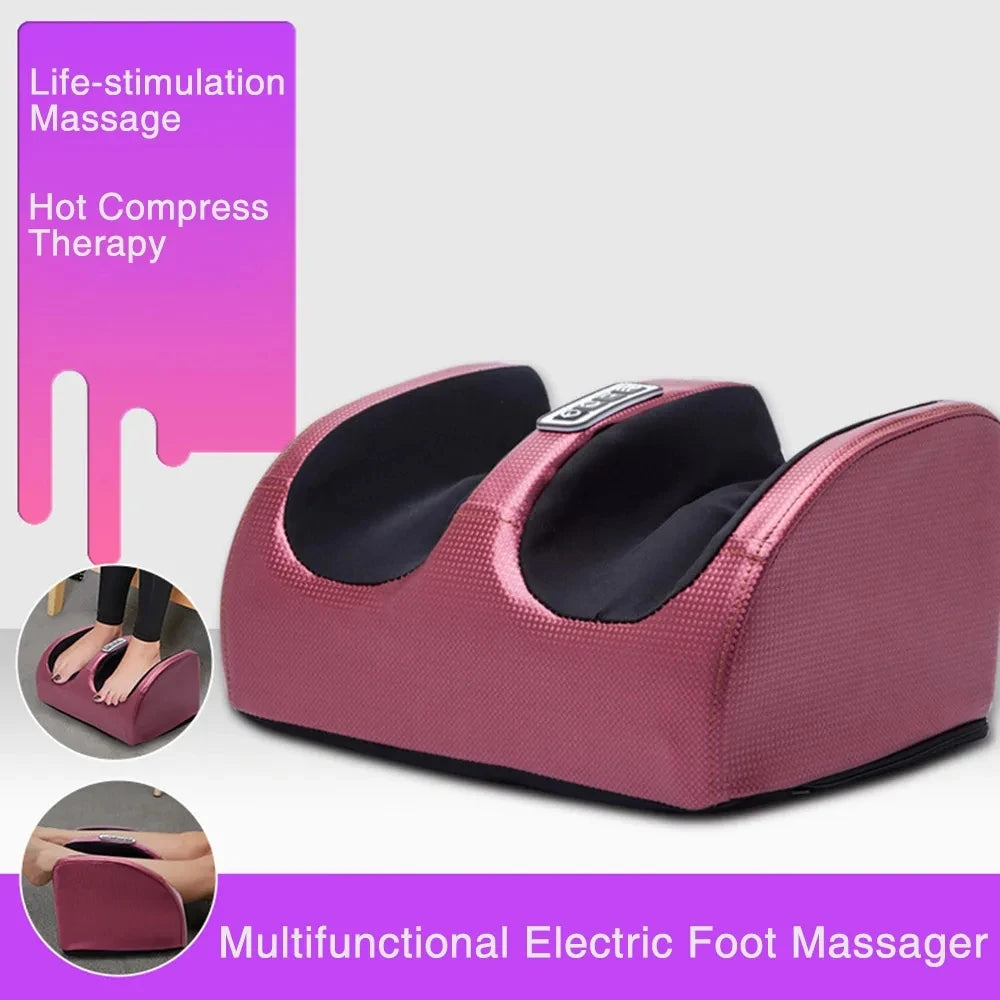 Heating Therapy Shiatsu Kneading Roller Muscle Relief Fatigue Foot Massager