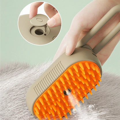 3in1 Water Dog Electric Spray Pet Steam Brush