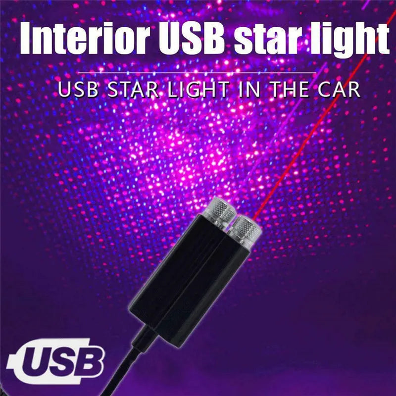 Car Roof Star Light Interior Starry Atmosphere Projector